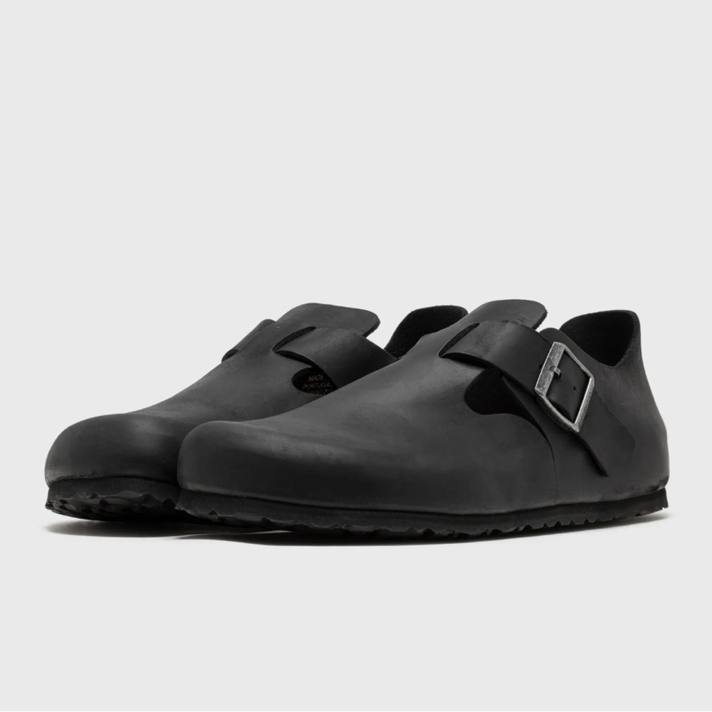 Birkenstock London Natural Leather Oiled Size 42 Men